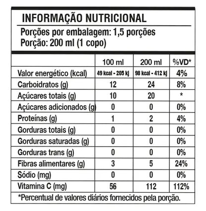 Suco Natural de Laranja Mitto 300Ml